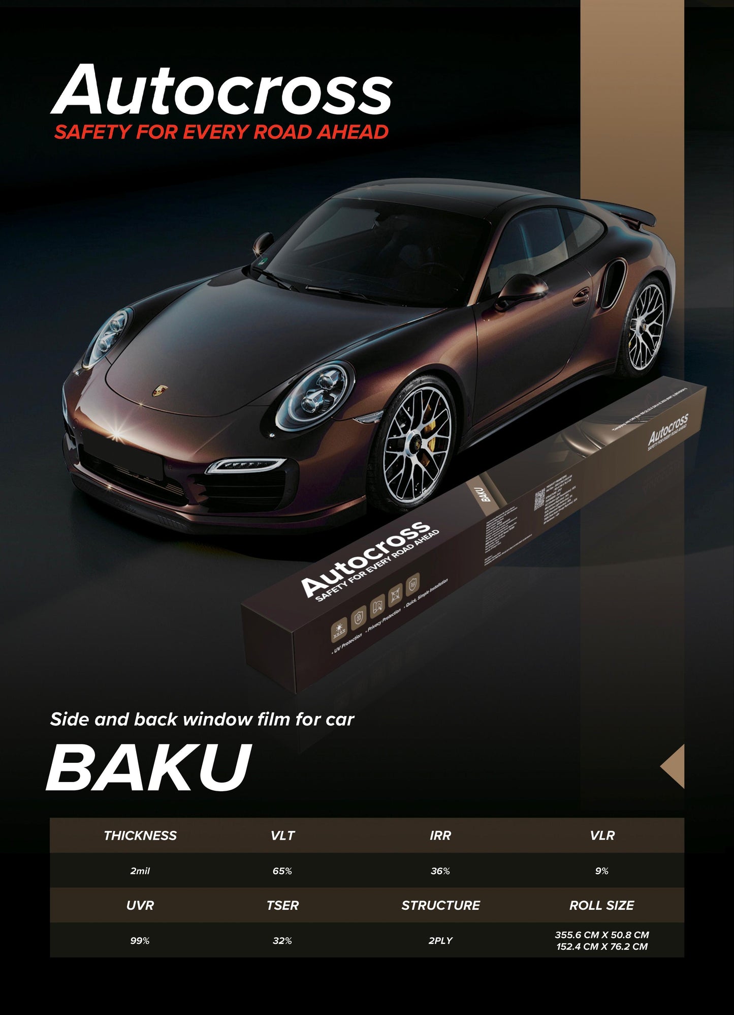 Autocross Automotive Baku Window Film