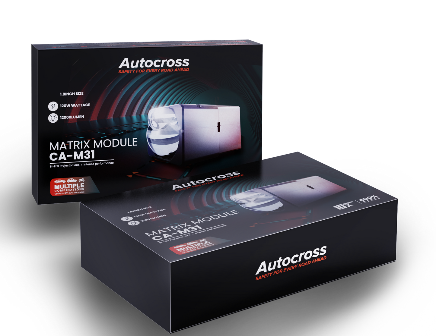 Autocross Matrix 1.8 Inch Fog Lamp Projector